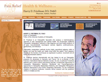 Tablet Screenshot of painreliefhealthandwellness.com